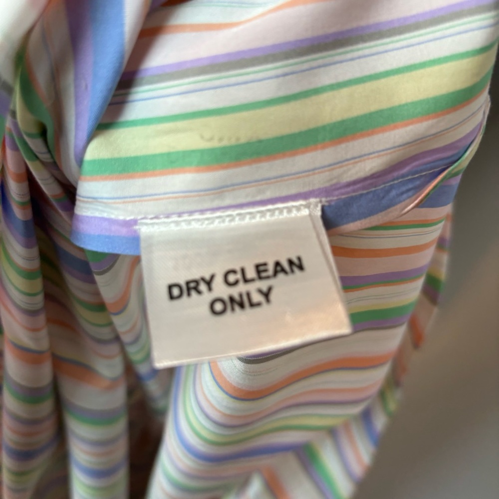 Striped Multicolor Mini Dress - Picture 12 of 12
